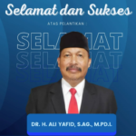 Selamat Dr. H. Ali. Yafid, S.Ag., M.Pd.I. Atas Pelantikan sebagai Kakanwil Kemenag  Sulawesi Selatan